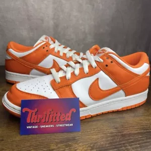Nike Dunk Low Retro SP Syracuse 2020 Size 8.5 CU1726-101 Orange White OG Rare - Bild 1 von 10