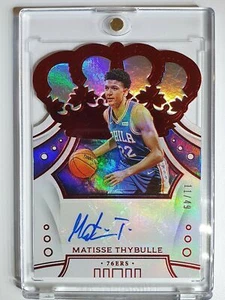 2019 Crown Royale Matisse Thybulle Rookie Auto RUBY HOLO /49 - Ready to Grade - Picture 1 of 3