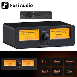 Fosi Audio LC30 Interruttore altoparlante amplificatore 2 in 2 uscite scatola misuratore VU analogico doppia - Foto 1 di 11