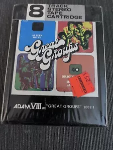 Great Groups 1977 Adam VIII 8 Track Sealed Chantels Platters Shirelles Everly - Picture 1 of 3
