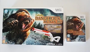Cabela's Dangerous Hunts 2013 + Gun | NINTENDO WII/ WII U *CIB*V GOOD CONDITION* - Picture 1 of 9