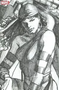 DAREDEVIL #9 1:100 ROSS ELEKTRA VIRGIN SKETCH VARIANT MARVEL NM - Picture 1 of 1