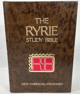 Ryrie Study Bible New American Standard Red Letter 1978 Moody Press Maps Charts - Imagen 1 de 15