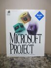 Vtg. Microsoft Project 4.0 Scheduling Software w/ Box & Manual - 3.5" Diskettes