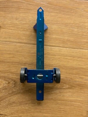 Remolque de barco de juguete vintage Nylint Corp 8" metal azul Foto 1 de 4