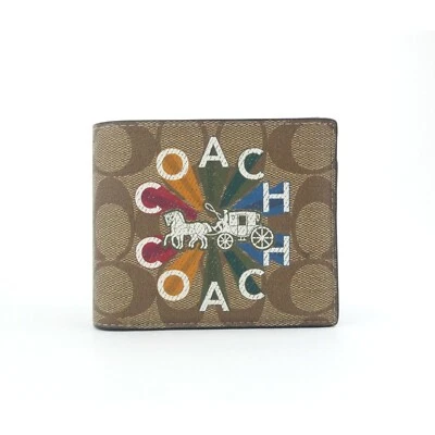 Coach Signature Radial Rainbow 3 in 1 Wallet NWT C6783 - Image 1 of 4
