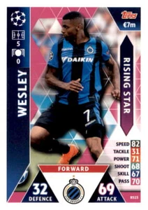 2018-19 Topps Match Attax UEFA Champions League #RS15 Wesley Rising Stars - Imagen 1 de 2