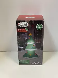Gemmy Airblown 4' Foot Christmas Tree Inflatable LED Lights Indoor Outdoor - Picture 1 of 5