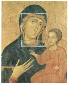 Sierra Leone 1995 - Christmas, Madonna Artwork - Souvenir Sheet - Sc 1832 - MNH - Picture 1 of 1