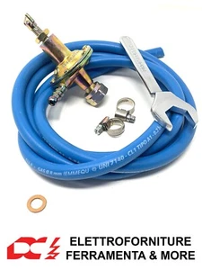 KIT BOMBOLA - ALTA Pressione Regolatore Tubo 2 m Fascette Chiave Dado 25 mm GAS - Bild 1 von 7