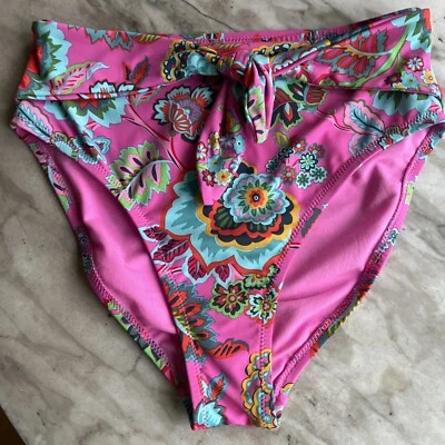 Jessica Simpson Bikini Cintura Alta Fondo de Natación Color Pequeño Brillo de Labios Nuevo con Etiquetas Foto 1 de 4