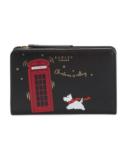 Radley London Leather Sail Away Medium Bifold Wallet Appliqué Collection