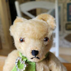 Vintage 1980'S Blond Mohair Hermann-Teddy Teddy Bear, W. Germany, 8In Vgc+