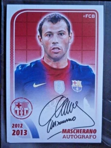 ADESIVO PANINI MASCHERANO #68 (AUTO PRESTAMPATO) FCB BARCELLONA 2012/2013 - Foto 1 di 2