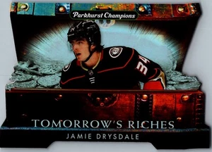 22-23 PARKHURST CHAMPIONS TOMORROW'S RICHES - JAMIE DRYSDALE #TR-13 DUCKS - Foto 1 di 2