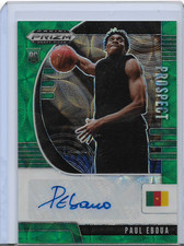 2020-21 Panini Prizm Draft Pick Prospect Auto Paul Eboua Rc Green /8
