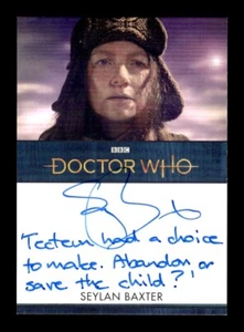 Autógrafo Doctor Who Series 11 y 12 2022 Seylan Baxter como Tecteun - Imagen 1 de 3