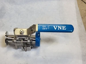 VNE 1"-316-1000WOG DN25 2 WAY VALVE 316 SS NEWE NNO BOX FREE SHIP LOC XX2 - Picture 1 of 11