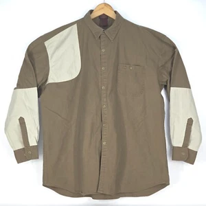 DUXBAK Shooting Shirt Mens XXL Brown Hunting Outdoors Recoil Classic Heritage - Picture 1 of 16