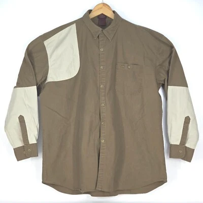 DUXBAK Shooting Shirt Mens XXL Brown Hunting Outdoors Recoil Classic Heritage - Image 1 of 4