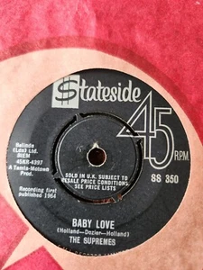 Supremes "Baby Love" 1964 STATESIDE UK 7" 45rpm - Picture 1 of 2