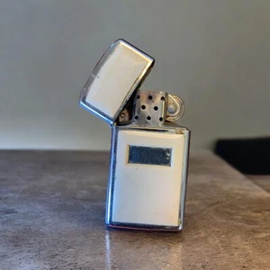 Vintage ZIPPO 1984 Slim A X Cigarette Cigar Lighter Used - Picture 1 of 5
