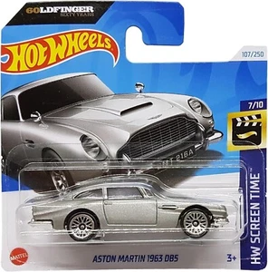 Aston Martin 1963 DB5 James Bond Hot Wheels HW Screen Time 1:64 Nuovo 107/250 - Foto 1 di 2