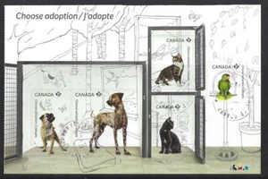 CANADA 2013 ADOPT A PET BOOKLET PANE SELF ADHESIVE FINE USED - Bild 1 von 1