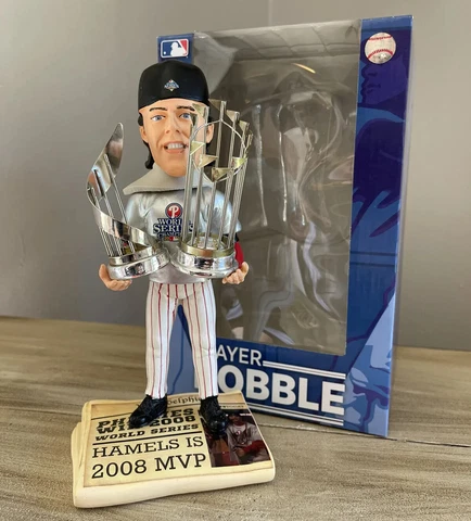 COLE HAMELS Philadelphia Phillies 2008 World Series Champs MVP Bobblehead #/300 Cover