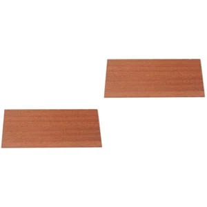2 stücke Sapelehood Gitarre Kopf Furniergitarre-Teile Tonholz-Soundboard - Bild 1 von 10