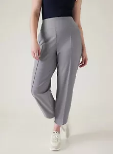 Athleta Stellar Wide Crop Pants Grey for Work/Commute & travel Size 8 - Picture 1 of 4
