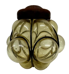 French Original Lamp shade Ceiling light Glass Antique - Picture 1 of 3