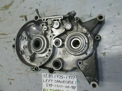 Yamaha 1975 - 1977 YZ80 левый картер 1, 598-15111-00-98 - Изображение 1 из 4