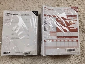 WIAT-III Protocol And Response Booklet 25 of each - Picture 1 of 1