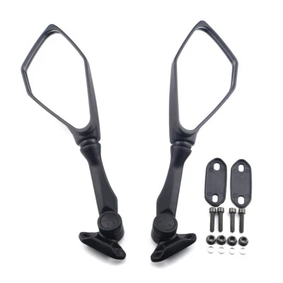 Espejos retrovisores izquierdo y derecho para Kawasaki Ninja300 EX300 2013-2017 negro Foto 1 de 4