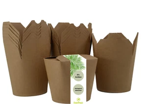 DeinPack Nudel-Box | Take away | Asia to Go Box | Bio Verpackung | div. Größen - Bild 1 von 2