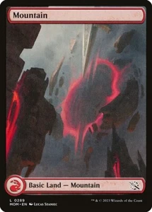 20x FOIL Mountain #289 - MOM March of the - MTG Magic FULL ART Land NM - Bild 1 von 1
