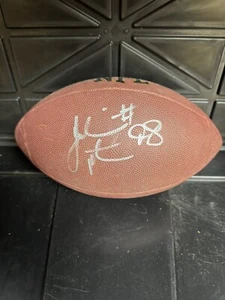 Julian Peterson Michigan State - 49ers - Seahawks firmato NFL Wilson football - Foto 1 di 3