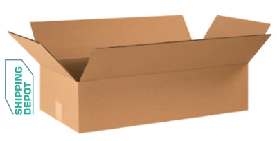 25 ~ 24x12x6" Corrugated Kraft Cardboard Cartons Shipping Packing Box Boxes - Image 1 of 3