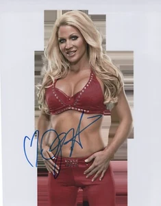 Jillian Hall WWE authentic signed autographed 8x10 photograph proof COA - Picture 1 of 9