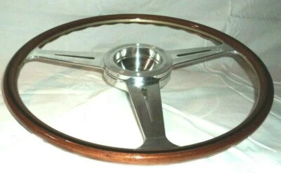 Nardi Holzlenkrad original Lenkrad Ø 420 ohne Hupenknopf mit Nabe Porsche 356 A - Bild 1 von 4