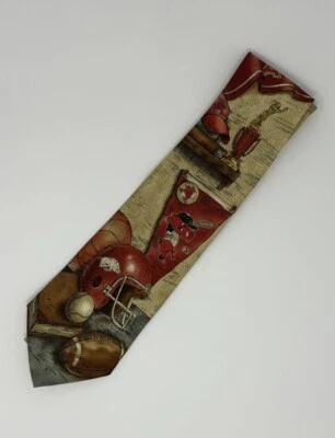 Corbata Arkansas Razorbacks Woo Pigs NCAA University Collegiate Foto 1 de 4