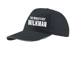Baseballmütze Kappe Weltbester Milchmann Geschenk Weihnachten Geburtstag Danke - Bild 1 von 12