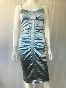 Nicole Miller Women's Dress Blue Bodycon Cocktail Size 6 - Picture 1 of 12