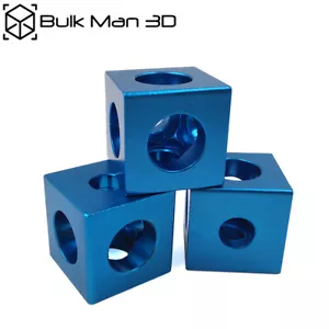 Connettore Cubo Tre Vie 20x20x20mm per Profilo Estrusioni Alluminio Slot V 2020 - Foto 1 di 4