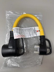 Xuanhua XNTT30P-A Male to XN1450R-A Female RV Power Cord Adapter Black Yellow - Picture 1 of 5