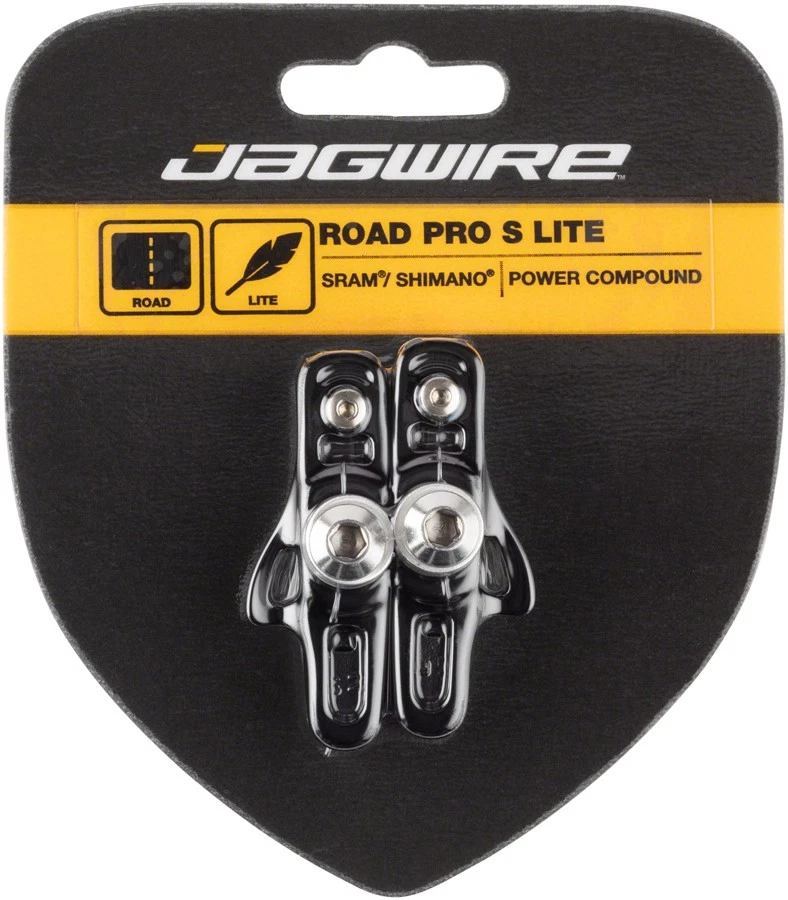 Jagwire Road Pro S Brake Pads Black - SRAM & Compatible Power Compound - Image 1 of 1
