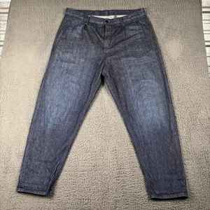 Pantalones de mezclilla para hombre G Star Raw 40x30* chinos de trabajo azul relajado bolsillos lavados oscuros - Imagen 1 de 12