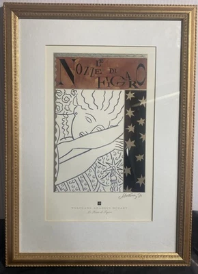 Mozart’s Le Nozze di Figaro Opera Art Print Sign’d by Artist & Framed 18”X 13” - Image 1 of 4