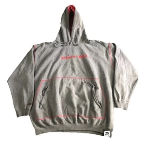 Vintage Y2k Fubu Circa 1992 Hip Hop Skater Baggy Heavy Sweatshirt Hoodie Mens XL - Picture 1 of 10